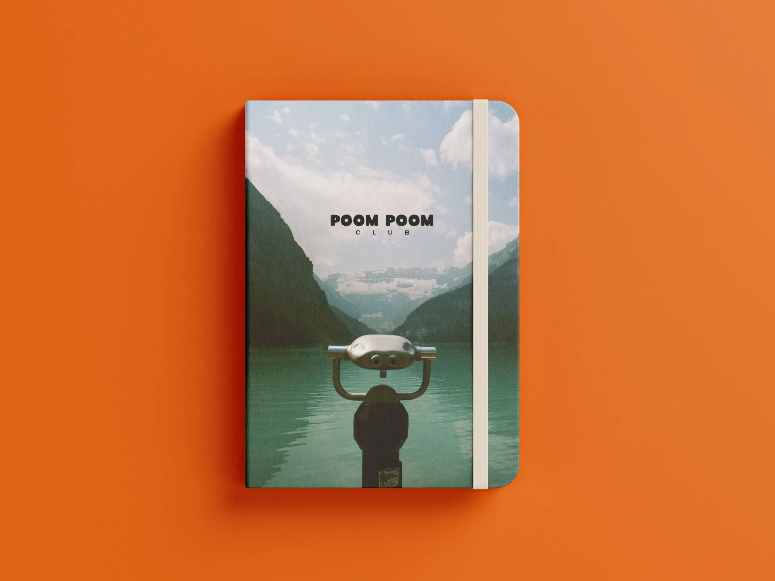 Carnet de notes avec le lac louise en couverture